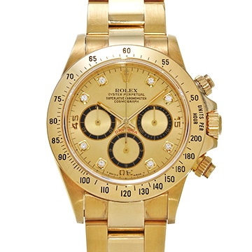 ロレックス コスモグラフ デイトナ 16528G シャンパン/ダイヤモンド メンズ 時計 【中古】【wristwatch】