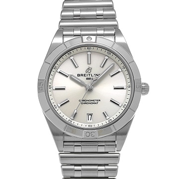 ブライトリング クロノマット オートマチック 36 A10380101A3A1 ホワイト ユニセックス 時計 【中古】【wristwatch】