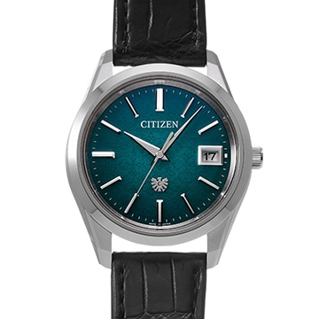 シチズン ザ・シチズン AQ4100-22W グリーン メンズ 時計 【中古】【wristwatch】