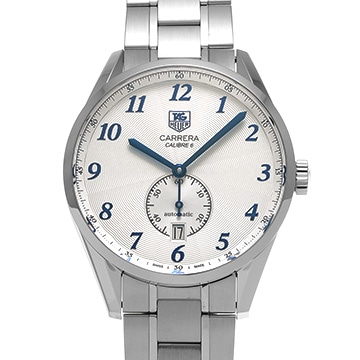 タグ ホイヤー カレラ ヘリテージ キャリバー6 WAS2111.BA0732 シルバー メンズ 時計 【中古】【wristwatch】