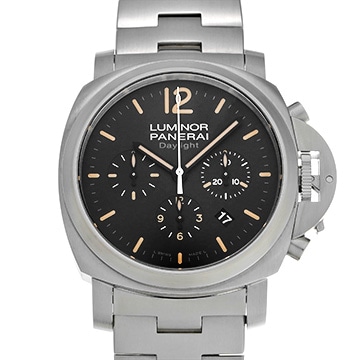 パネライ ルミノール クロノ デイライト PAM00356 ブラック メンズ 時計 【中古】【wristwatch】