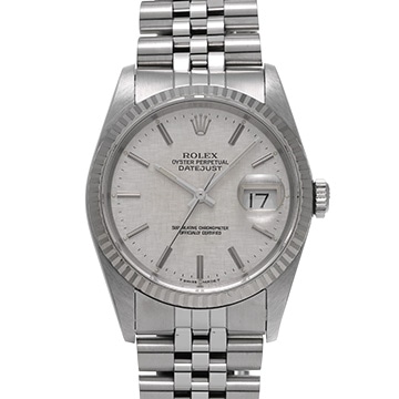 ロレックス デイトジャスト 16234 シルバーモザイク メンズ 時計 【中古】【wristwatch】