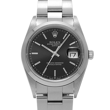 ロレックス オイスターパーペチュアル デイト 15200 ブラック メンズ 時計 【中古】【wristwatch】