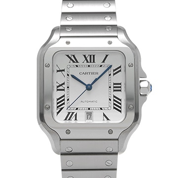 カルティエ サントス ドゥ カルティエ LM WSSA0018 シルバー メンズ 時計 【中古】【wristwatch】