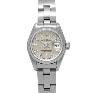 ロレックス オイスターパーペチュアル レディ 69190 シルバータペストリー レディース 時計 【中古】【wristwatch】