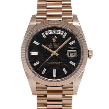 ロレックス デイデイト 40 228235A アイゼンキーゼル/バゲットダイヤモンド メンズ 時計 【中古】【wristwatch】
