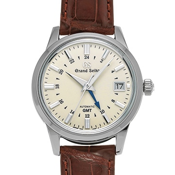 グランドセイコー ヘリテージコレクション GMT SBGM221 シルバー メンズ 時計 【中古】【wristwatch】