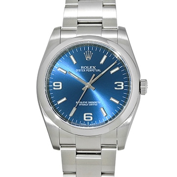 ロレックス オイスターパーペチュアル 36 116000 ブルー メンズ 時計 【中古】【wristwatch】