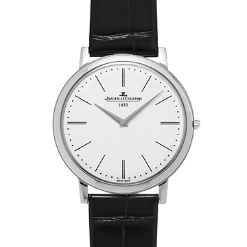 ジャガー ルクルト マスター ウルトラスリム ジュビリー Q1296520 ホワイト メンズ 時計 【中古】【wristwatch】