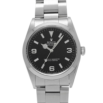 ロレックス エクスプローラー 14270 ブラック メンズ 時計 【中古】【wristwatch】