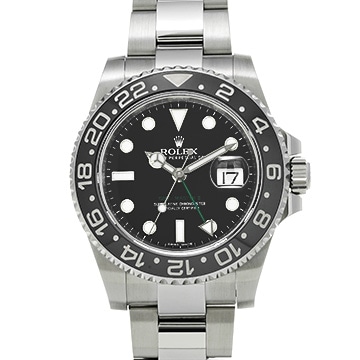 ロレックス GMTマスターII 116710LN ブラック メンズ 時計 【中古】【wristwatch】