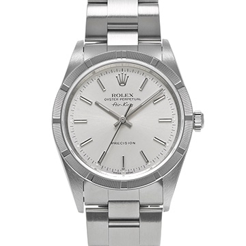 ロレックス エアキング 14010M シルバー メンズ 時計 【中古】【wristwatch】