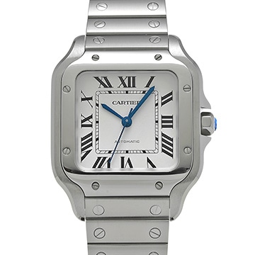 カルティエ サントス ドゥ カルティエ MM WSSA0029 シルバー メンズ 時計 【中古】【wristwatch】