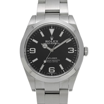 ロレックス エクスプローラー 214270 ブラック メンズ 時計 【中古】【wristwatch】