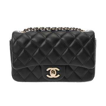 シャネル マトラッセ ミニ フラップバッグ ブラック AS5219 ラムスキン レディース バッグ 【未使用】【bag】