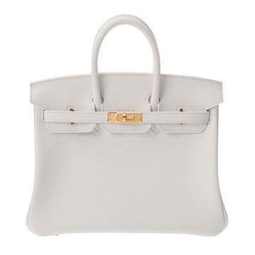 エルメス バーキン 25 ニューホワイト ヴォースイフト レディース バッグ 【未使用】【bag】