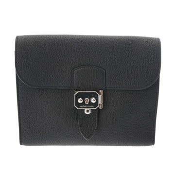 エルメス サック アデペッシュ 21 ブラック トゴ メンズ バッグ 【未使用】【bag】