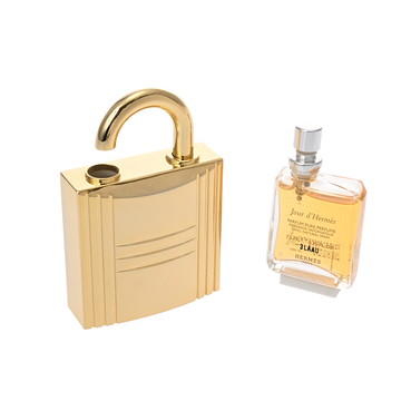 エルメス ジュエルロックアトマイザー Jour d Hermes PURE PERFUME メタル ゴールド ゴールド メタル レディース 【中古】【other】