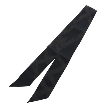 エルメス ツイリー BOLDUC ブラック シルク100％ レディース 【中古】【other】