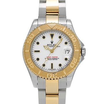 ロレックス ヨットマスター 168623 ホワイト レディース 時計 【中古】【wristwatch】