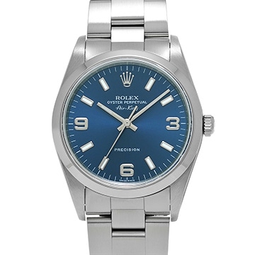 ロレックス エアキング 14000M ブルー メンズ 時計 【中古】【wristwatch】