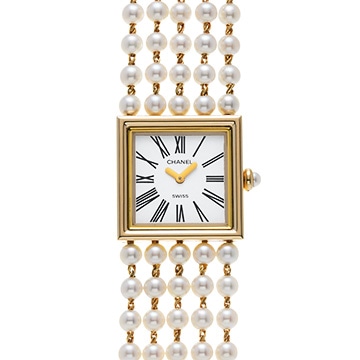 シャネル マドモアゼル  H0007 ホワイト レディース 時計 【中古】【wristwatch】