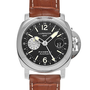 パネライ ルミノール GMT PAM00088 ブラック/シルバー メンズ 時計 【中古】【wristwatch】
