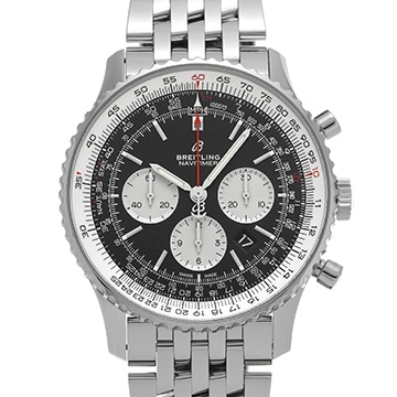 ブライトリング ナビタイマー B01 クロノグラフ 46 AB0127211B1A1 ブラック/シルバー メンズ 時計 【中古】【wristwatch】