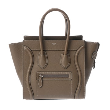セリーヌ ラゲージ マイクロ スリ 189793DRU 09SO ドラムドカーフ レディース バッグ 【中古】【bag】