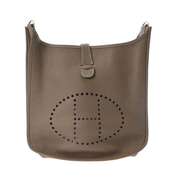 エルメス エヴリン2 GM エトゥープ トリヨンクレマンス ユニセックス バッグ 【中古】【bag】