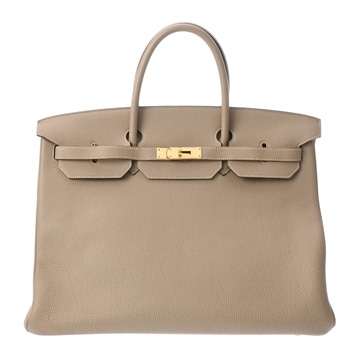 エルメス バーキン 40 トゥルティエールグレー トゴ ユニセックス バッグ 【中古】【bag】