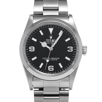 ロレックス エクスプローラー 14270 ブラック メンズ 時計 【中古】【wristwatch】
