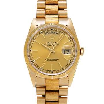 ロレックス デイデイト 18248 シャンパン メンズ 時計 【中古】【wristwatch】