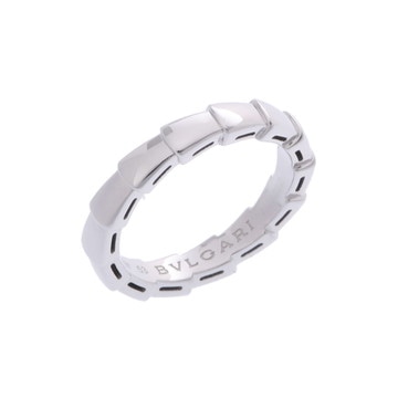 ブルガリ セルペンティヴァイパー リング #53 シルバー K18ホワイトゴールド WG レディース ジュエリー 【中古】【jewelry】
