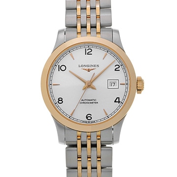 ロンジン レコード L2.321.5.76.7 シルバー メンズ 時計 【新品】【wristwatch】