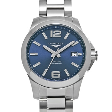 ロンジン コンクエスト L3.776.4.99.6 ブルー メンズ 時計 【新品】【wristwatch】