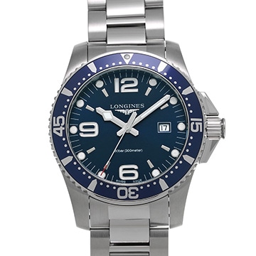 ロンジン ハイドロコンクエスト クォーツ L3.840.4.96.6 ブルー メンズ 時計 【新品】【wristwatch】