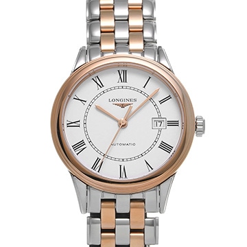ロンジン フラッグシップ L4.374.3.91.7 ホワイト レディース 時計 【新品】【wristwatch】