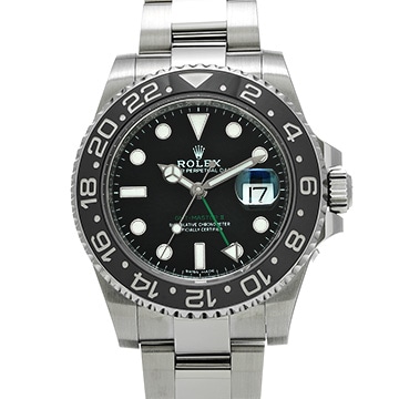 ロレックス GMTマスターII 116710LN ブラック メンズ 時計 【中古】【wristwatch】