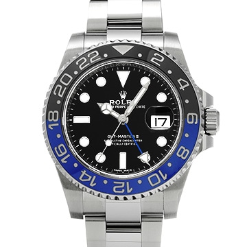 ロレックス GMTマスターII 116710BLNR ブラック メンズ 時計 【中古】【wristwatch】