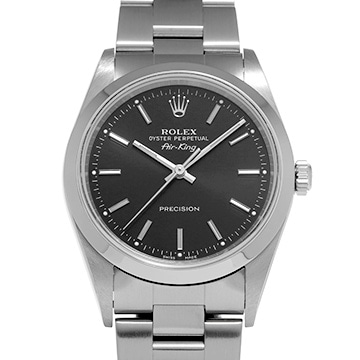ロレックス エアキング 14000M ブラック メンズ 時計 【中古】【wristwatch】