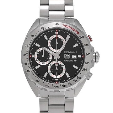 タグ ホイヤー フォーミュラ1 キャリバー16 クロノグラフ CAZ2010.BA0876 ブラック メンズ 時計 【中古】【wristwatch】