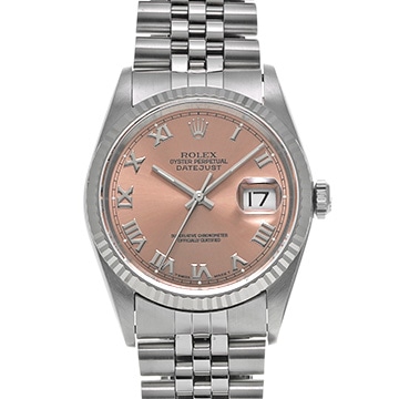 ロレックス デイトジャスト 16234 ピンク メンズ 時計 【中古】【wristwatch】