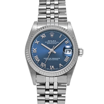 ロレックス デイトジャスト 78274 ブルー ユニセックス 時計 【中古】【wristwatch】