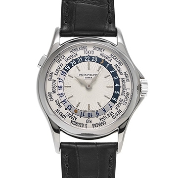 パテック フィリップ ワールドタイム 5110G-001 シルバー メンズ 時計 【中古】【wristwatch】