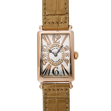 フランクミュラー ロングアイランド 902QZ シルバー/ダイヤモンド レディース 時計 【中古】【wristwatch】