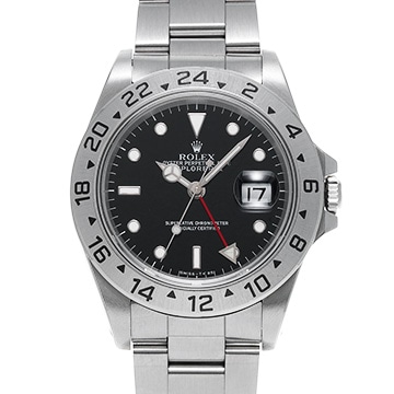 ロレックス エクスプローラーII 16570 ブラック メンズ 時計 【中古】【wristwatch】