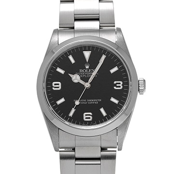 ロレックス エクスプローラー 14270 ブラック メンズ 時計 【中古】【wristwatch】