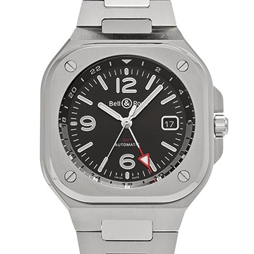 ベル＆ロス BR 05 GMT ブラック BR05G-BL-ST/SST ブラック メンズ 時計 【中古】【wristwatch】