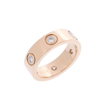 カルティエ ラブリング #49 6PD ゴールド B4025949 K18イエローゴールド YG レディース ジュエリー 【中古】【jewelry】